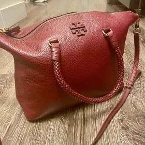 Tory Burch Burgundy Satchel LIKE NEW CONDITION
